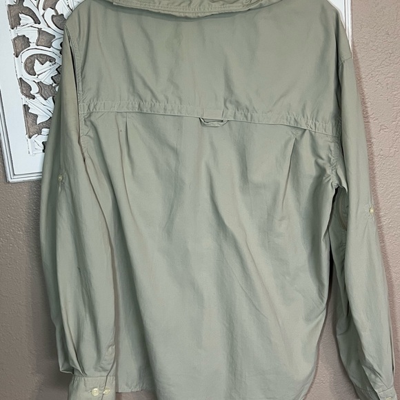 REI Men's Light Olive Shirt Jacket UPF 50+ - Picture 7 of 7
